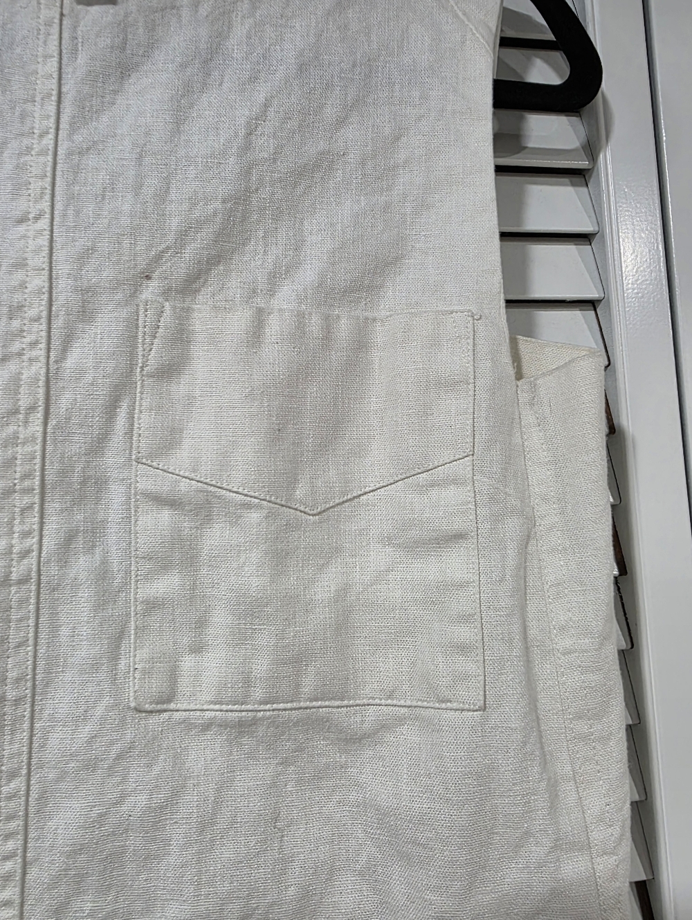 Banana Republic Ivory Hemp-Cotton Shift Dress Sleeveless - Picture 6 of 16